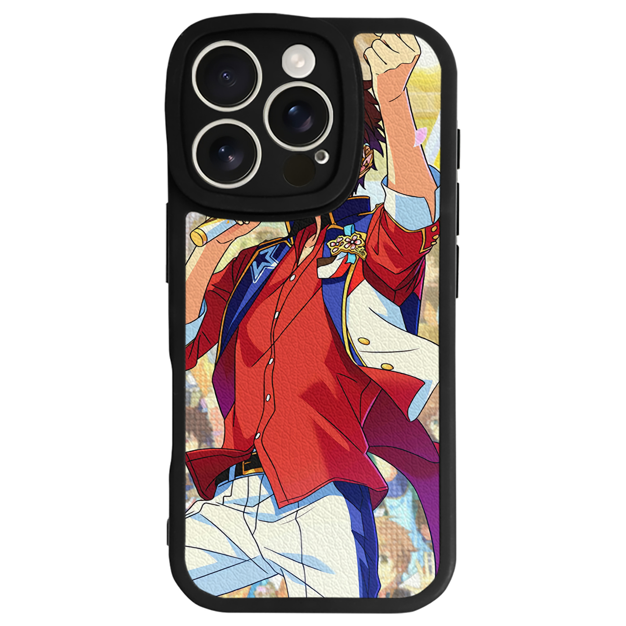 （画像用） あんさんぶるスターズ! Ensemble Stars 【iPhone 16シリーズ対応】シリコンスマホケース（レザー調） 材質：シリコン